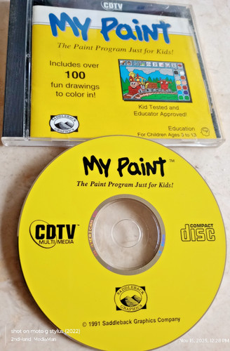 Commodore amiga cdtv paint - amiga,